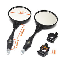 Carica l'immagine nel visualizzatore di Gallery, KKmoon 1 Pair Specchio Moto Universale in Lega di Alluminio Specchietto... - Ilgrandebazar