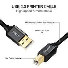 Carica l'immagine nel visualizzatore di Gallery, SUCESO Cavo Stampante USB 2.0-2M Tipo A Maschio a B 2M