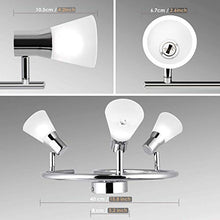 Carica l'immagine nel visualizzatore di Gallery, Albrillo Faretti LED da Soffitto Orientabili - 3 Lampadine G9 5 3 faretti