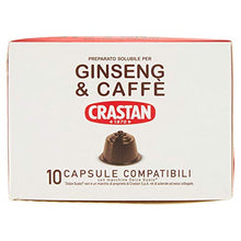 Carica l'immagine nel visualizzatore di Gallery, Crastan Capsule Compatibili 10 Unità (Confezione da 10), Ginseng &amp; Caffè