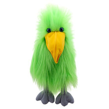 Carica l'immagine nel visualizzatore di Gallery, The Puppet Company - Coloratissimi Uccelli - Green Bird Hand - Ilgrandebazar