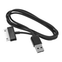 Carica l'immagine nel visualizzatore di Gallery, kwmobile Cavo USB per Samsung Galaxy Tab 1/2 10.1/Tab 2 7.0/Note 10.1 - nero - Ilgrandebazar