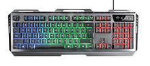 Carica l'immagine nel visualizzatore di Gallery, Trust Gaming GXT 845 Tural USB, Kit Tastiera con LED, Anti-Ghosting, 12...