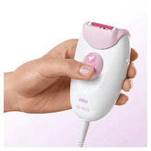 Carica l'immagine nel visualizzatore di Gallery, Braun Silk-épil 3 3-170 Epilatore Elettrico con Cavo e 1 Accessorio, luce Smartlight, Viola