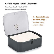 Carica l'immagine nel visualizzatore di Gallery, Decdeal CHUANGDIAN Dispenser per Asciugamani a Parete,Senza Grey - Ilgrandebazar