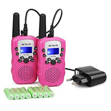Carica l'immagine nel visualizzatore di Gallery, Retevis RT388 Walkie Talkie Bambini Ricaricabili 8 Canali PMR446 Rosa