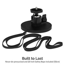 Carica l'immagine nel visualizzatore di Gallery, Sabrent Rubber-Coated Magnetic Mount for Action Cam/Cameras and Small DSLR...