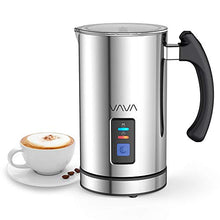 Carica l'immagine nel visualizzatore di Gallery, NWOUIIAY VAVA Montalatte Elettrico 500W 240mL Schiumatore Acciaio Inox Caffè Argento