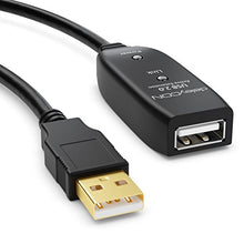 Carica l'immagine nel visualizzatore di Gallery, deleyCON 10m USB 2.0 Ripetitore Cavo di Estensione Attivo con 10 metri - Ilgrandebazar