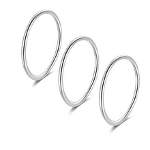 Carica l'immagine nel visualizzatore di Gallery, Candyfancy Anello Argento 925 Sterling Fedine Donna Anelli Sottili Stacking... - Ilgrandebazar