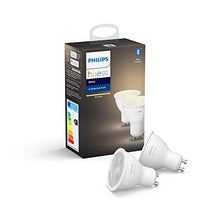 Carica l'immagine nel visualizzatore di Gallery, Philips Hue White Atacco GU10 - Faretti dimmerabili, Luce Bianca Calda, 2... - Ilgrandebazar