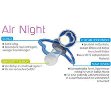 Carica l'immagine nel visualizzatore di Gallery, MAM, ciuccio in silicone Air Night, 6-16 blau - Ilgrandebazar