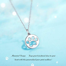 Carica l'immagine nel visualizzatore di Gallery, SIMPLOVE Collana da Donna in Argento Sterling 925, con Ciondolo a Forma di...