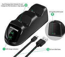 Carica l'immagine nel visualizzatore di Gallery, Ricarica Controller PS4 ,ECHTPower Docking Station e Verde&amp;Rosso LED