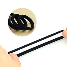 Carica l'immagine nel visualizzatore di Gallery, Golrisen 20 Pz Elastici per Capelli, Grande Nero Elasticizzato Elastico,... - Ilgrandebazar