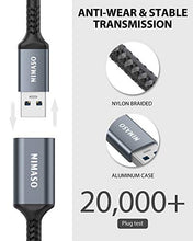 Carica l'immagine nel visualizzatore di Gallery, Nimaso Cavo Prolunga USB 3.0 [2Pezzi/1M+2M],Cavo Maschio e Femmina 5Gbps...