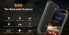 Carica l'immagine nel visualizzatore di Gallery, 【2019】DOOGEE S40 (3GB + 32GB) robusta 4G Android 9,0 Rugged 3GB+32GB, Orange