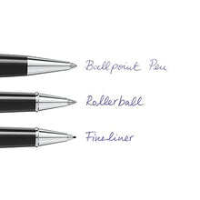 Carica l'immagine nel visualizzatore di Gallery, Montblanc 105158 - Refill (M) per penne roller e fineliner, M, Mystery Black
