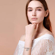 Carica l'immagine nel visualizzatore di Gallery, J.Endéar Argento Bracciali Donna, Braccialetto Argento, Pendenti in Zirconia... - Ilgrandebazar