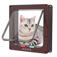 Carica l'immagine nel visualizzatore di Gallery, Sailnovo Porta per Gatti e Cani, Schermo L 23.5*25*5.5cm, Marrone