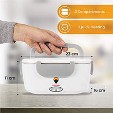 Carica l'immagine nel visualizzatore di Gallery, TRAVELISIMO Scaldavivande Elettrico 2 in 1 per Auto/Camion e Ufficio 220V &amp;... - Ilgrandebazar