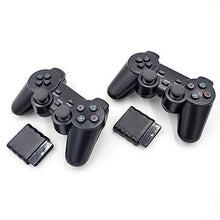 Carica l'immagine nel visualizzatore di Gallery, 2PCS wireless RF Vibration Game controller Gamepad per Playstation 2 PS2
