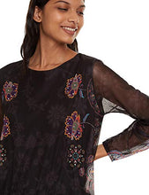 Carica l'immagine nel visualizzatore di Gallery, Desigual T-Shirt Andora Donna XS, Nero (Negro 2000) - Ilgrandebazar