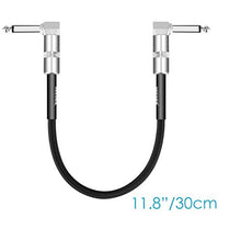 Carica l'immagine nel visualizzatore di Gallery, Neewer 3pz Cavo Patch per Chitarra con Connettori Angolari 1/4”, 30cm Cavo... - Ilgrandebazar