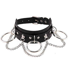 Carica l'immagine nel visualizzatore di Gallery, 1 Pezzo Trend PU Catena Clavicola,O-Ring Clavicola, Collana O-Ring... - Ilgrandebazar