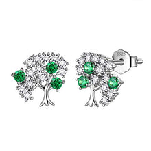 Carica l'immagine nel visualizzatore di Gallery, Aurora Tears Albero della vita, orecchini in argento Sterling 925 con... - Ilgrandebazar