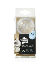 Carica l'immagine nel visualizzatore di Gallery, Tommee Tippee Closer to Nature Tettarelle, Flusso Medio (2 Pezzi) Bianco - Ilgrandebazar