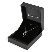 Carica l'immagine nel visualizzatore di Gallery, B.Catcher collana d'argento nota musicale con pendente S925 da donna... - Ilgrandebazar
