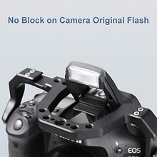 Carica l'immagine nel visualizzatore di Gallery, UURig Camera Cage per Canon EOS 90D / 80D / 70D DSLR Estensione per...