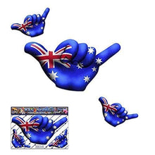 Carica l'immagine nel visualizzatore di Gallery, Piccola bandiera AUSTRALIA HANG LOOSE decalcomanie adesivi per auto... - Ilgrandebazar