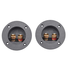 Carica l'immagine nel visualizzatore di Gallery, Foxnovo 2PCS DIY Home auto stereo altoparlanti a vie box terminal binding...