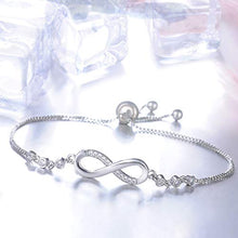 Carica l'immagine nel visualizzatore di Gallery, Bracciale a due fili Infinity Symbol Ladies a... - Ilgrandebazar