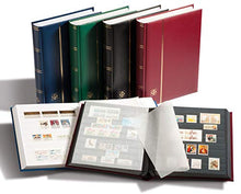 Carica l'immagine nel visualizzatore di Gallery, Leuchtturm 339233 Stockbook A4, 32 black pages,padded cover, blue - Ilgrandebazar