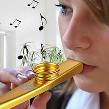 Carica l'immagine nel visualizzatore di Gallery, Anpro 6 Pezzi Kazoo in metallo con sei membrane flauto membrana bocca Kazoo... - Ilgrandebazar