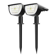 Carica l'immagine nel visualizzatore di Gallery, Claoner 32 LED Luci Solari Esterno, Lampade Giardino Impermeable IP65...