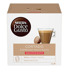Carica l'immagine nel visualizzatore di Gallery, Nescafé Dolce Gusto Cortado Espresso Macchiato Decaffeinato, 3 Confezioni da...