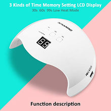 Carica l'immagine nel visualizzatore di Gallery, NAVANINO Lampada UV LED, Può Curare Rapidamente i Raggi Gel gel... - Ilgrandebazar