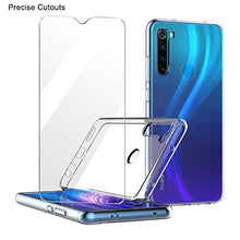 Carica l'immagine nel visualizzatore di Gallery, HTDELEC Cover Xiaomi Redmi Note 8 + 2 Pezzi 8, Trasparente
