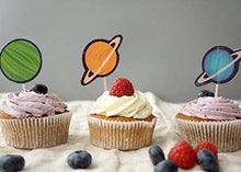 Carica l'immagine nel visualizzatore di Gallery, Decorazioni per cupcake – Confezione da 200 decorazioni usa e getta, Spazio