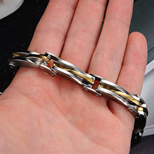 Carica l'immagine nel visualizzatore di Gallery, Keybella Bracciale Braccialetto per Uomo Catena in Argentooro - Ilgrandebazar