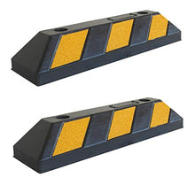 Carica l'immagine nel visualizzatore di Gallery, SNS SAFETY LTD Fermaruota in Gomma, per Parcheggi e Garages, Nero e Giallo,... - Ilgrandebazar