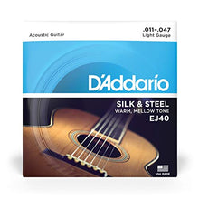 Carica l'immagine nel visualizzatore di Gallery, D'Addario EJ40 Set Corde Acustica Silk And Steel Folk - Ilgrandebazar