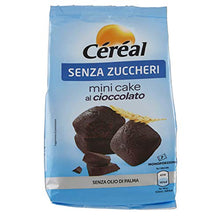 Carica l'immagine nel visualizzatore di Gallery, Céréal Mini Cake SENZA ZUCCHERO con Cioccolato UTZ, merendine dolci senza...