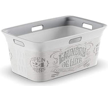 Carica l'immagine nel visualizzatore di Gallery, Kis Chic Cesta - Portabiancheria Decorata Da 45 Lt - 59X39X27H Laundry... - Ilgrandebazar
