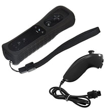 Carica l'immagine nel visualizzatore di Gallery, Tanouve Controller Wii Motion Plus, 2 In 1 Nunchuck Costruito Nero - Ilgrandebazar