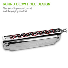 Carica l'immagine nel visualizzatore di Gallery, Armonica Cromatica, OTraki Harmonica Blues 10 Fori 40 Toni 10 Hole 40 Tone - Ilgrandebazar